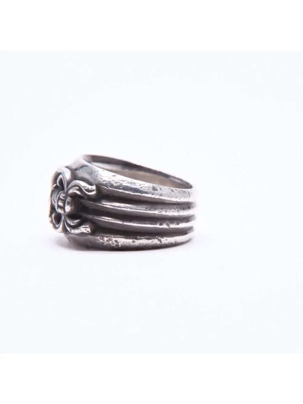 Chrome Hearts Dagger Heart Ring 925 Sterling Silver